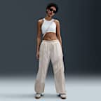 Nike Sportswear Women's Mid-Rise Loose Woven Open-Hem Pants